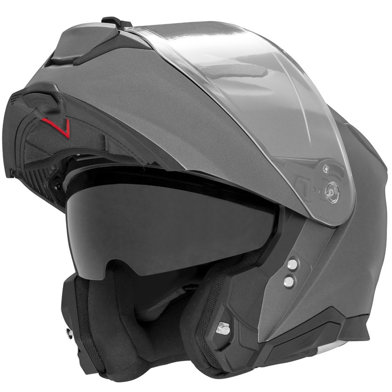 Cască de motocicletă rabatabilă NOX N967 titan