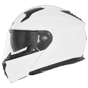 Casca de motocicleta rabatabila NOX N968 alb perlat