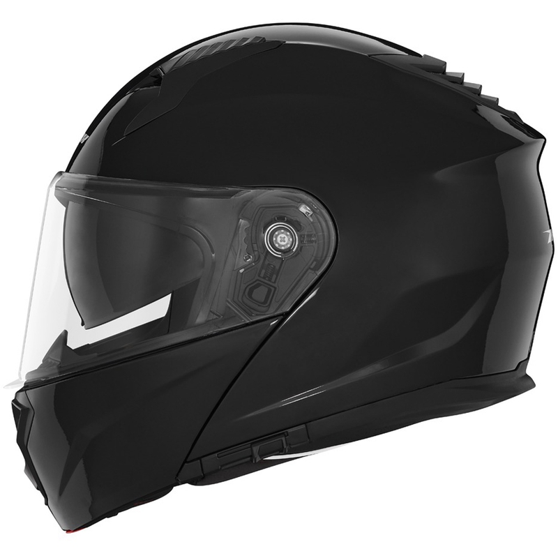 Casca de motocicleta rabatabila NOX N968 negru lucios