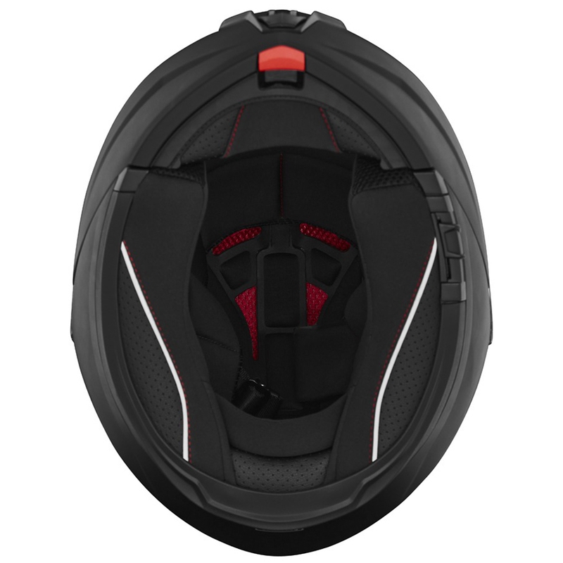 Casca de motocicleta rabatabila NOX N968 neagra mat