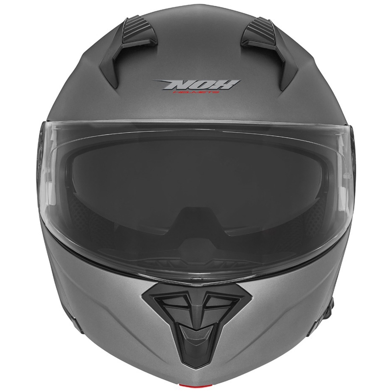 Cască de motocicletă rabatabilă NOX N968 titan