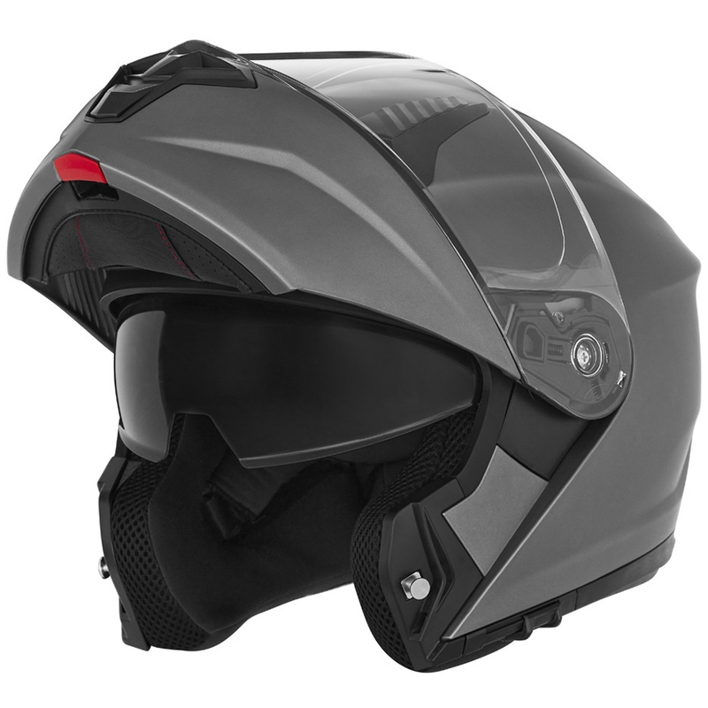 Cască de motocicletă rabatabilă NOX N968 titan