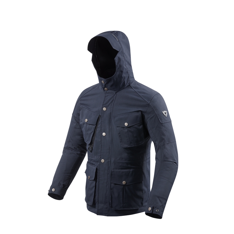 Jachetă moto Revit Triomphe albastru închis lichidare