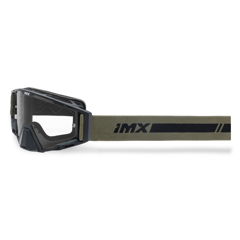 Ochelari de motocross iMX Sand negru-bronz cu plexiglas iridiu portocaliu