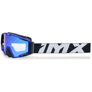 Ochelari de motocross iMX Sand negru-albastru cu plexiglas iridiu