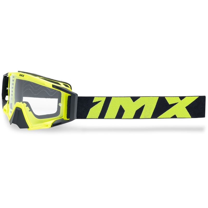 Ochelari de motocross iMX Sand galben-negru cu plexiglas iridiu