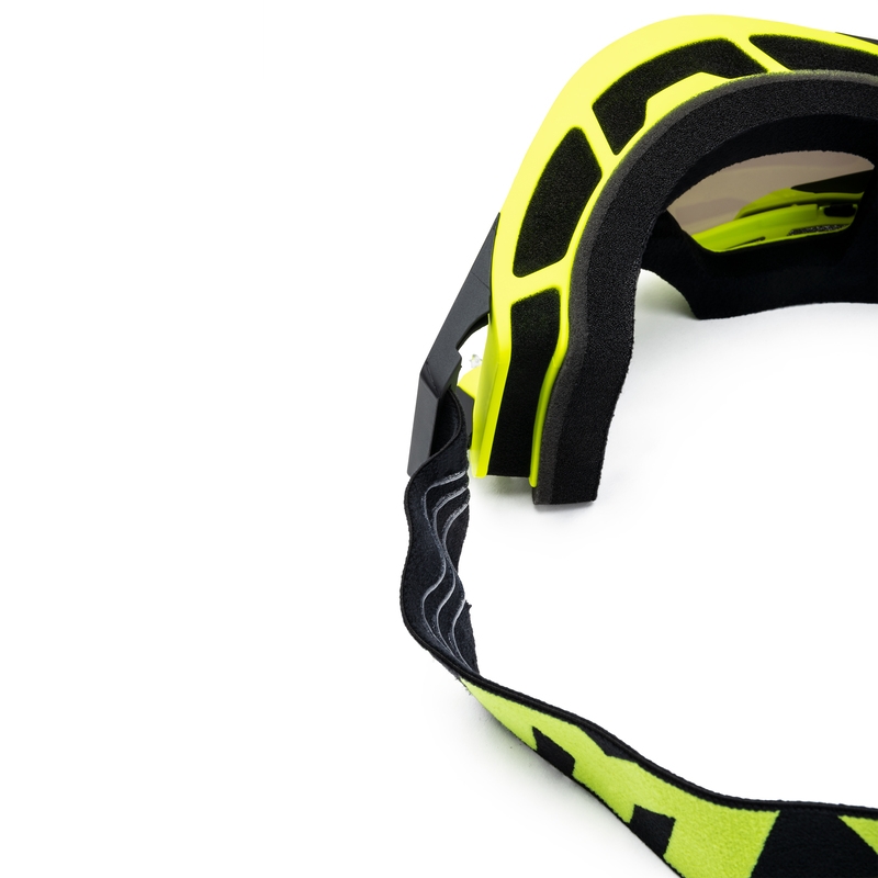 Ochelari de motocross iMX Sand galben-negru cu plexiglas iridiu