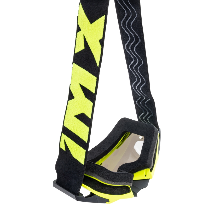 Ochelari de motocross iMX Sand galben-negru cu plexiglas iridiu