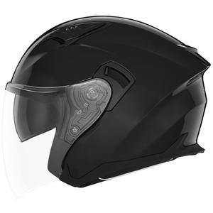 Casca moto deschisa NOX N130 neagra