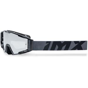 Ochelari de motocross iMX Sand gri-negru cu plexiglas iridiu