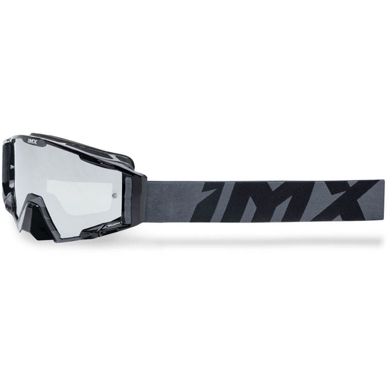 Ochelari de motocross iMX Sand gri-negru cu plexiglas iridiu