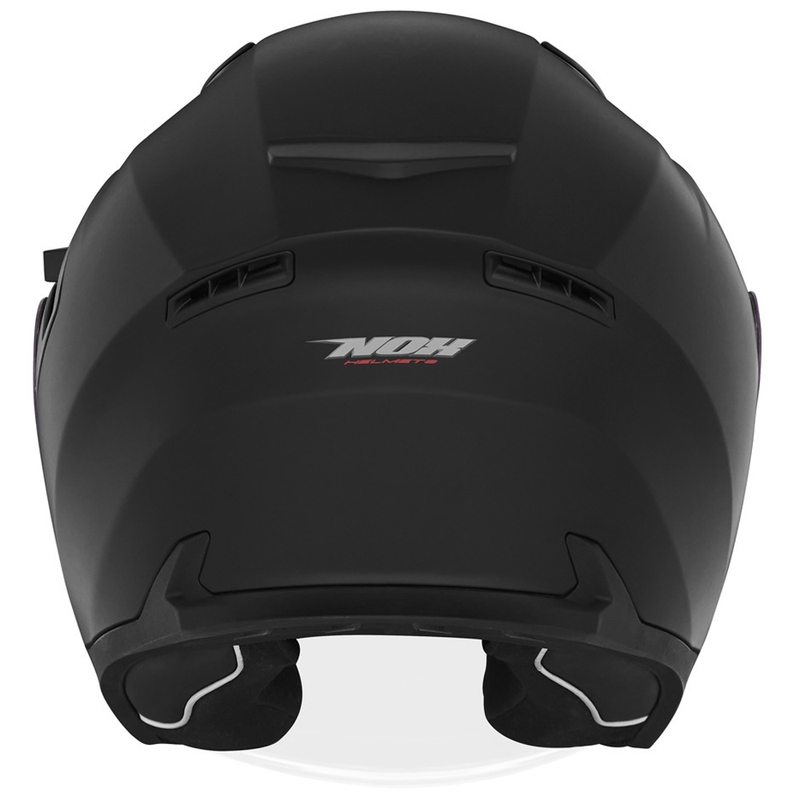 Casca de motociclete deschisa NOX N130 neagra mat