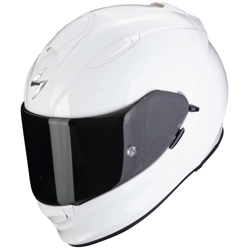 Casca integrala de motocicleta Scorpion Exo-491 Solid alb
