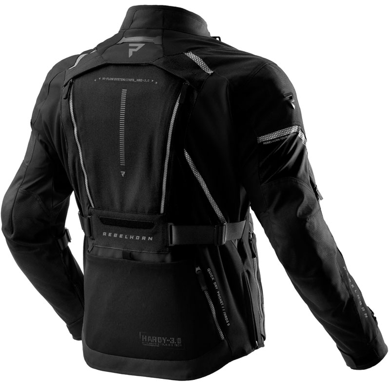Geaca moto Rebelhorn Hardy 3.0 neagra