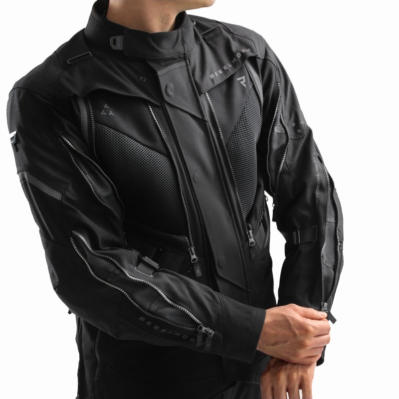 Geaca moto Rebelhorn Hardy 3.0 neagra