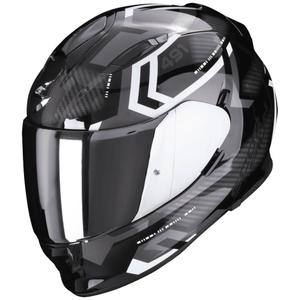Cască integrală SCORPION EXO-491 SPIN negru-alb vânzare lichidare