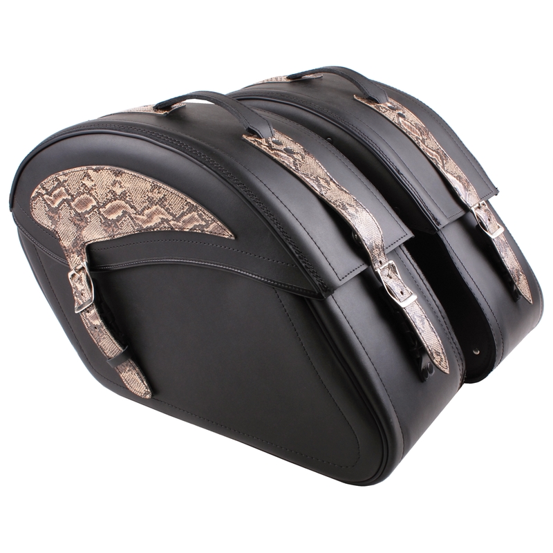Geamantane din piele pentru motociclete RSA-S17B