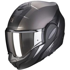 Cască de motocicletă pliabilă Scorpion EXO-TECH PRIMUS negru-argintiu mat