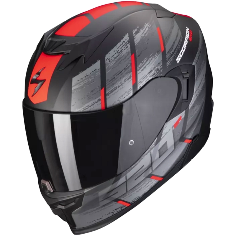 Cască integrală pentru motociclete Scorpion EXO-520 EVO Air Maha negru-roșu lichidare