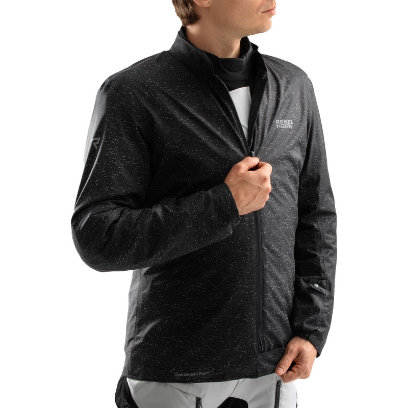 Geaca moto Rebelhorn Hardy 3.0 albastru-gri-rosu