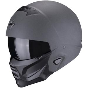 Cască Scorpion EXO-COMBAT II Solid graphite gri închis