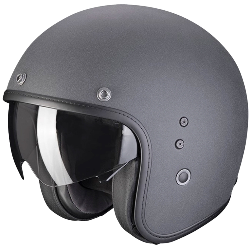 Casca deschisa SCORPION BELFAST EVO GRAPHITE gri inchis