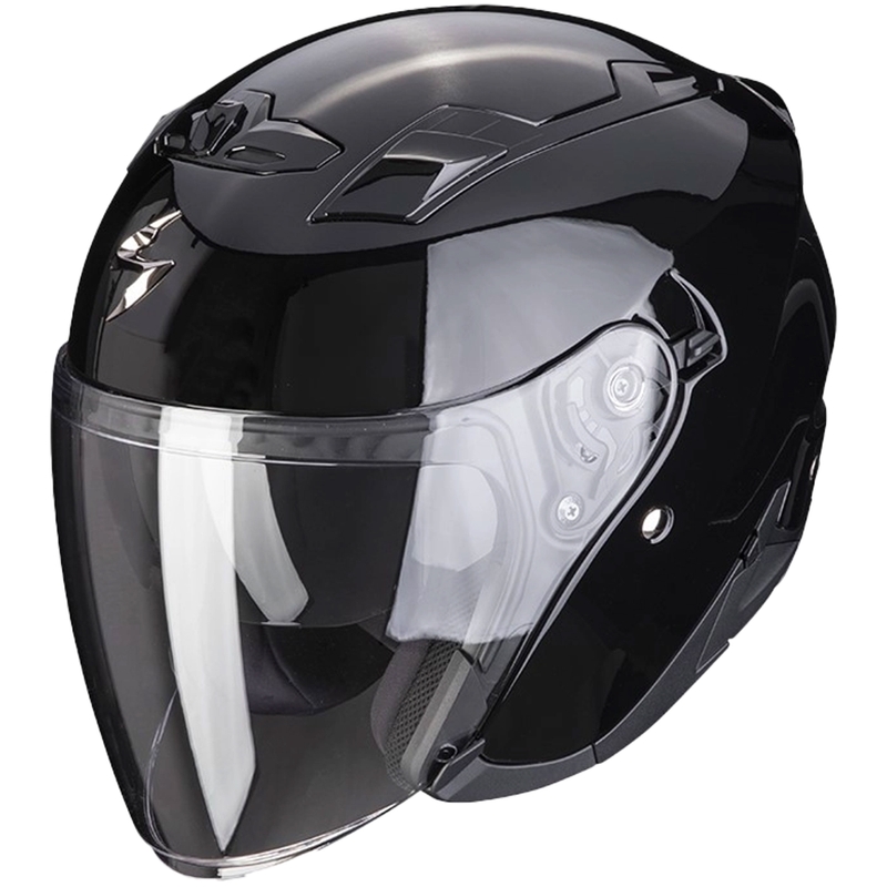 Cască de motocicletă deschisă SCORPION EXO-230 negru Solid