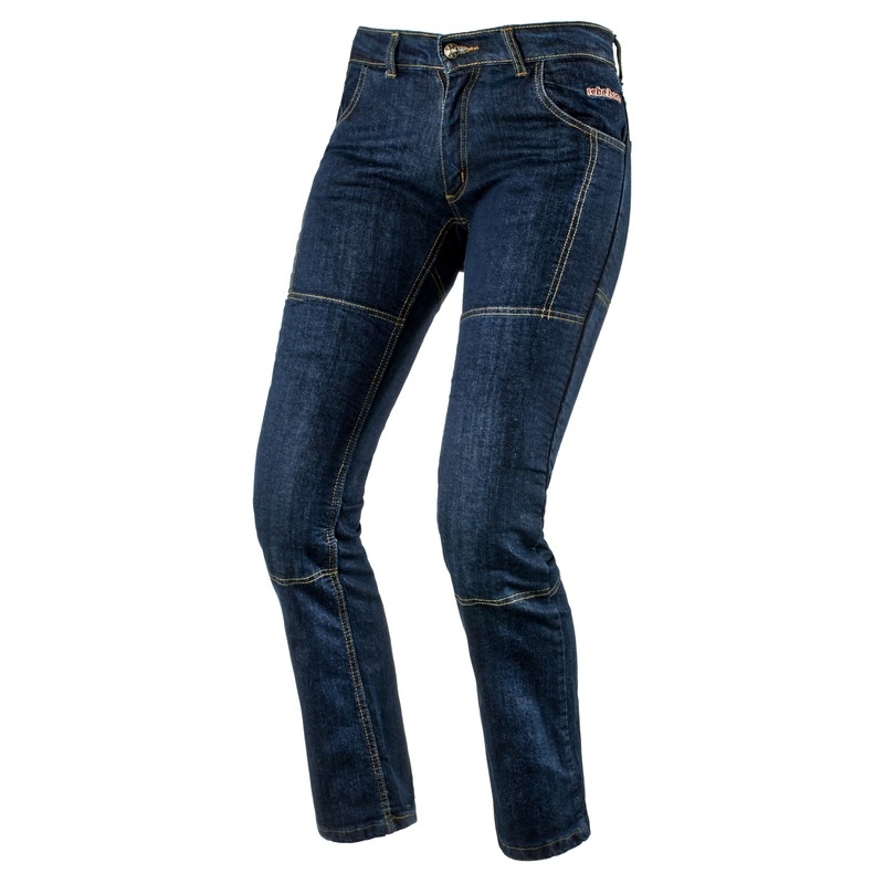 Blugi de motociclete Rebelhorn Classic Blue pentru femei lichidare