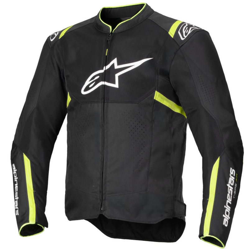 Jacheta moto Alpinestars T-SPS Air V2 negru-galben fluo