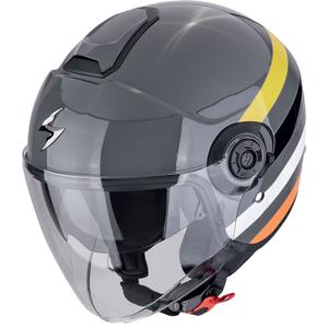 Casca deschisa Scorpion EXO-CITY II BEE gri-galben-negru