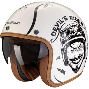 Casca moto open Scorpion Belfast Evo ROMEO crem-negru