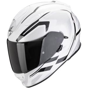Casca integrala de motocicleta Scorpion EXO-491 KRYPTA alb-negru