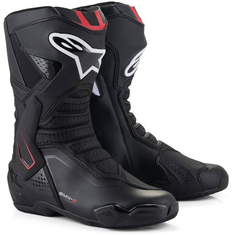 Cizme moto Alpinestars SMX-6 3 negru-rosu