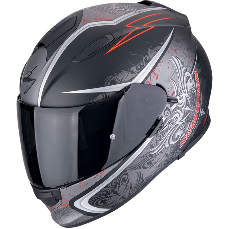 Casca integrala de motocicleta Scorpion EXO-491 RUN negru-rosu mat