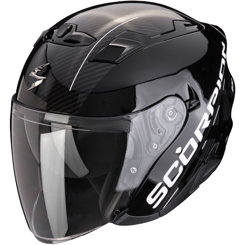 Casca moto deschisa SCORPION EXO-230 QR negru-argintiu lichidare