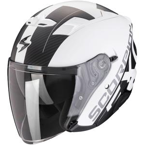 Casca moto deschisa SCORPION EXO-230 QR alb-negru mat