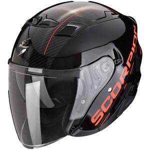 Casca moto deschisa SCORPION EXO-230 QR negru-rosu