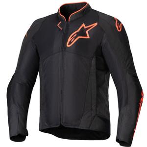 Jacheta moto Alpinestars Viper Air V4 negru-rosu fluo