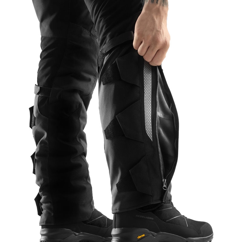 Pantaloni de motocicletă prelungiți Rebelhorn Hardy 3.0 negri
