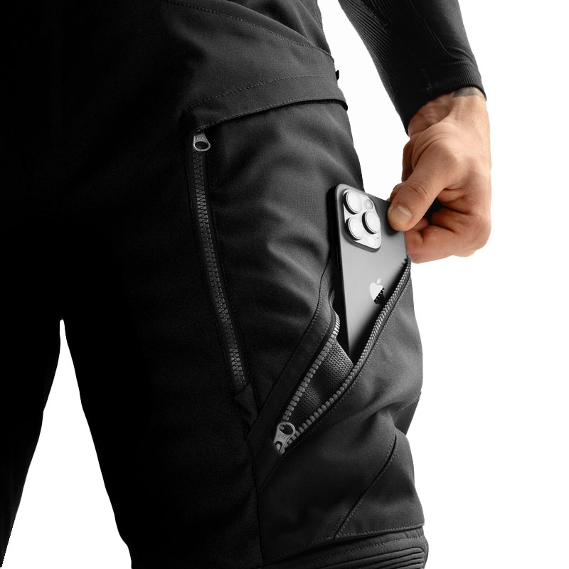 Pantaloni de motocicletă prelungiți Rebelhorn Hardy 3.0 negri