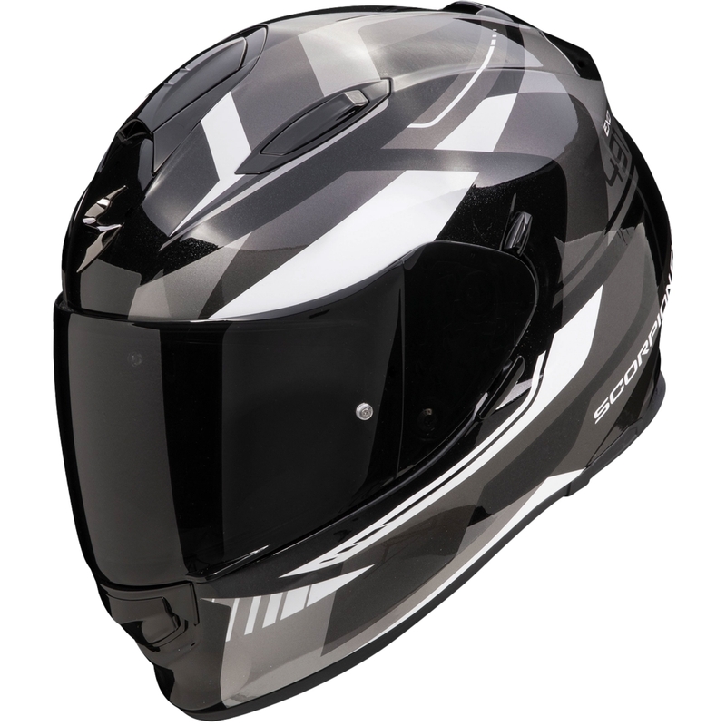Casca integrala de motocicleta Scorpion EXO-491 Abilis negru-gri-alb lichidare