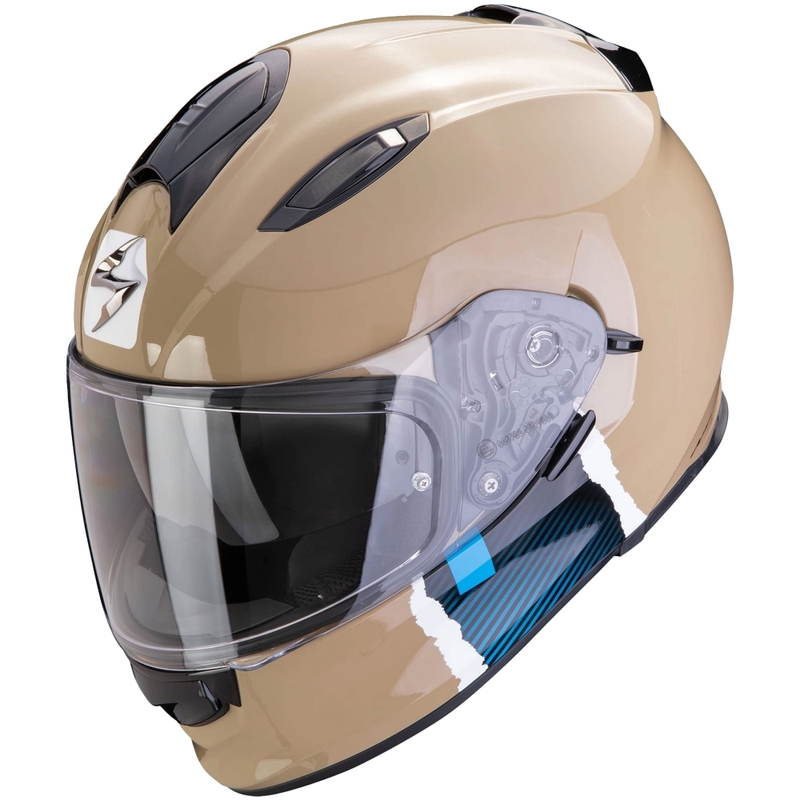 Casca integrala de motocicleta Scorpion EXO-491 CODE albastru nisip