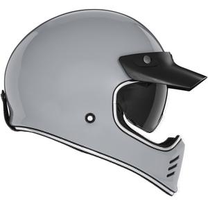 Cască integrală pentru motocicletă NOX PREMIUM SEVENTY II gri