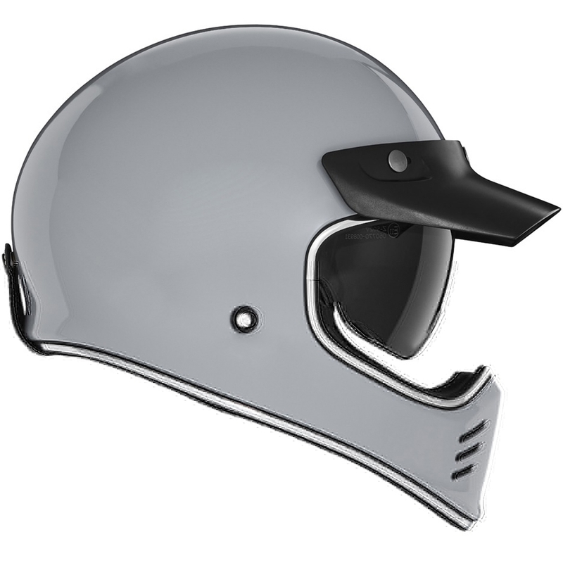 Cască integrală pentru motocicletă NOX PREMIUM SEVENTY II gri