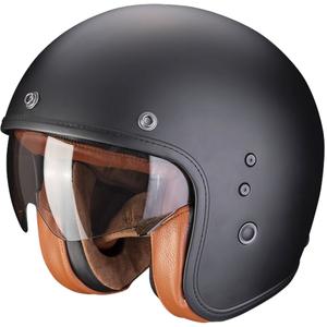 Cască de protecție deschisă SCORPION BELFAST EVO LUXE negru mat