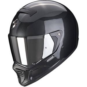 Cască integrală de motocicletă Scorpion EXO-HX1 Carbon SE negru lucios