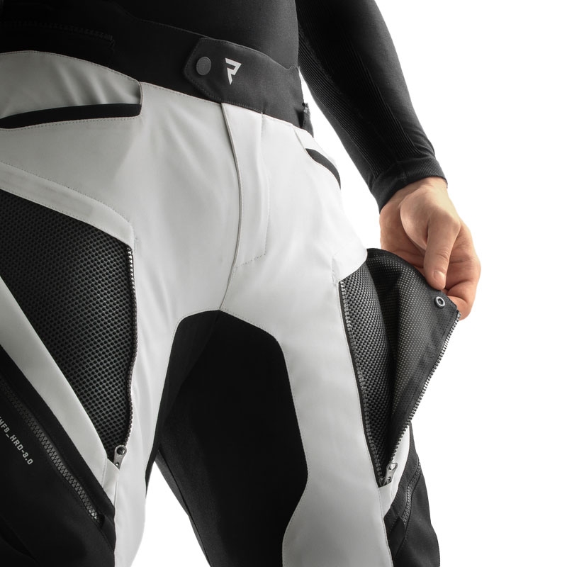 Pantaloni moto Rebelhorn Hardy 3.0 negru-gri