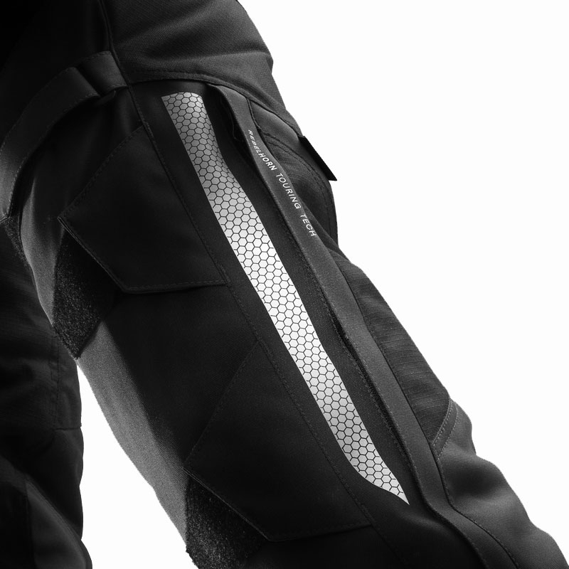 Pantaloni moto Rebelhorn Hardy 3.0 negru-gri