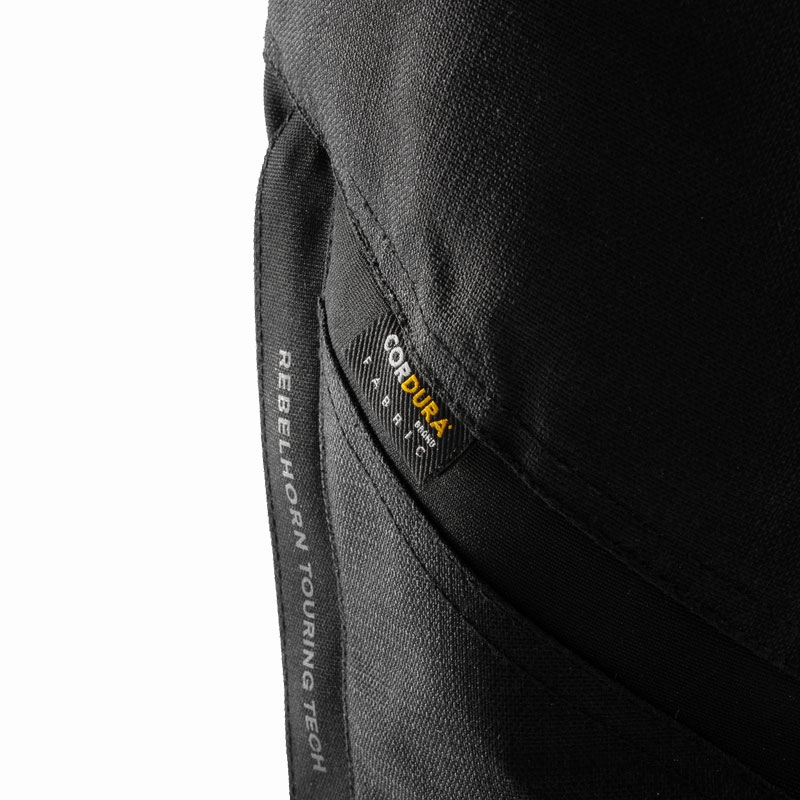 Pantaloni moto Rebelhorn Hardy 3.0 negru-gri