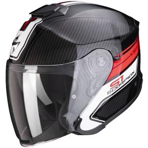 Cască de protecție deschisă Scorpion EXO-S1 Cross-Ville negru-roșu